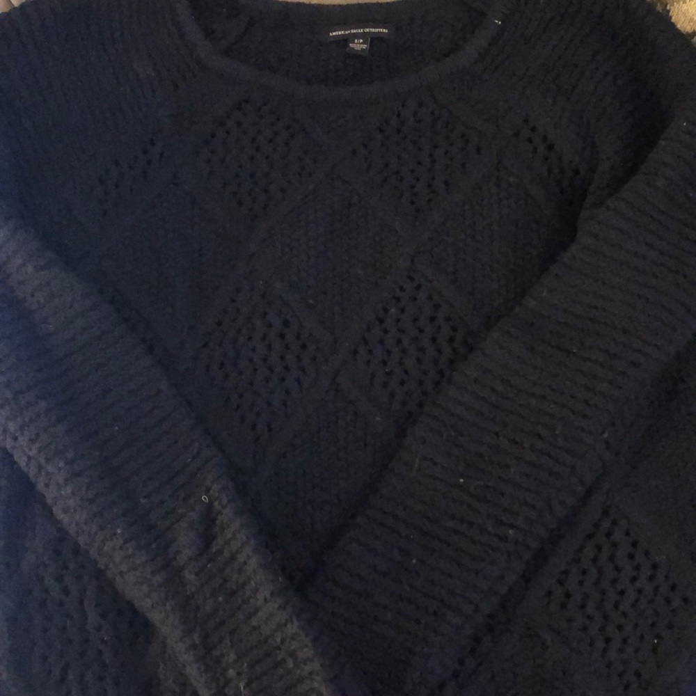Navy blue comfy sweater